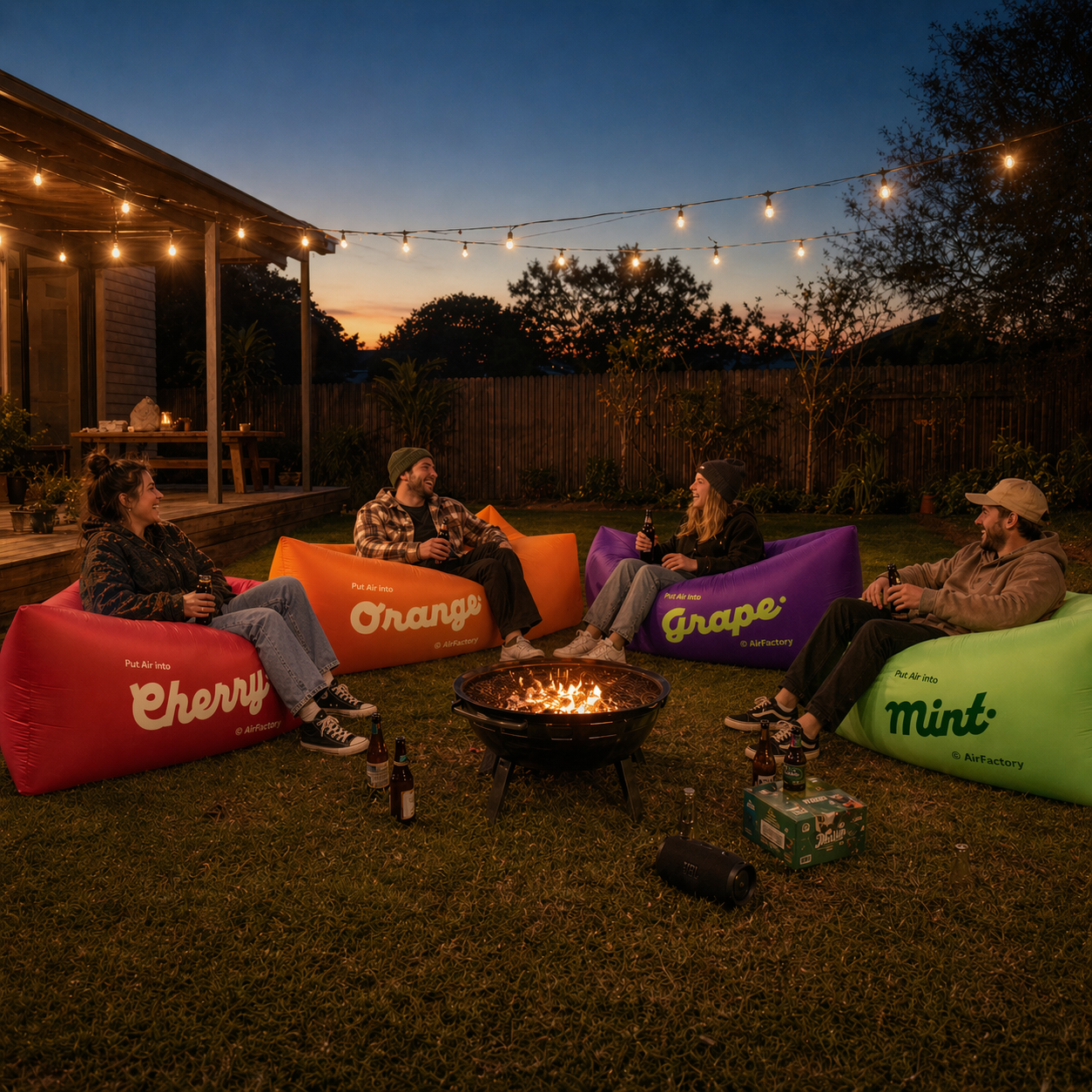Pouffe Go | The 30-Second Air Lounge