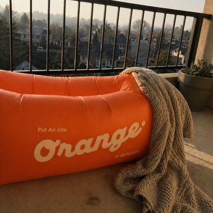 Pouffe Go | The 30-Second Air Lounge
