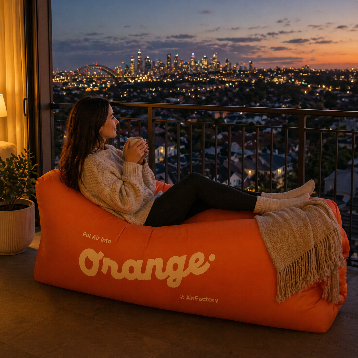 Pouffe Go | The 30-Second Air Lounge